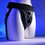 Gender X DOUBLE RIDER - Black Adjustable Strap-On Harness (No Probe Included) Gender X