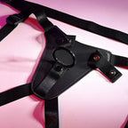 Gender X PLEASURE HARNESS - Black Adjustable Harness (No Probe Included) Gender X