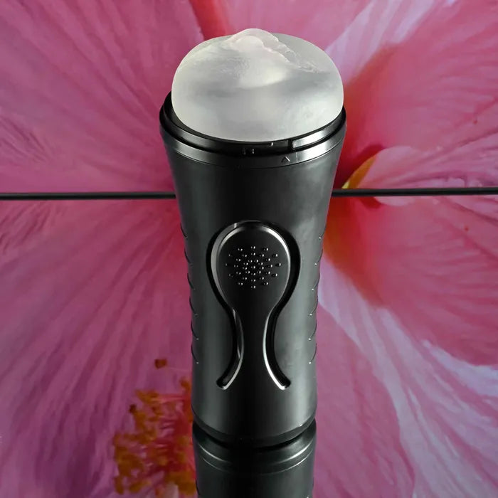 Zero Tolerance HOLD TIGHT USB Rechargeable Vibrating Vagina Stroker Clear Zero Tolerance