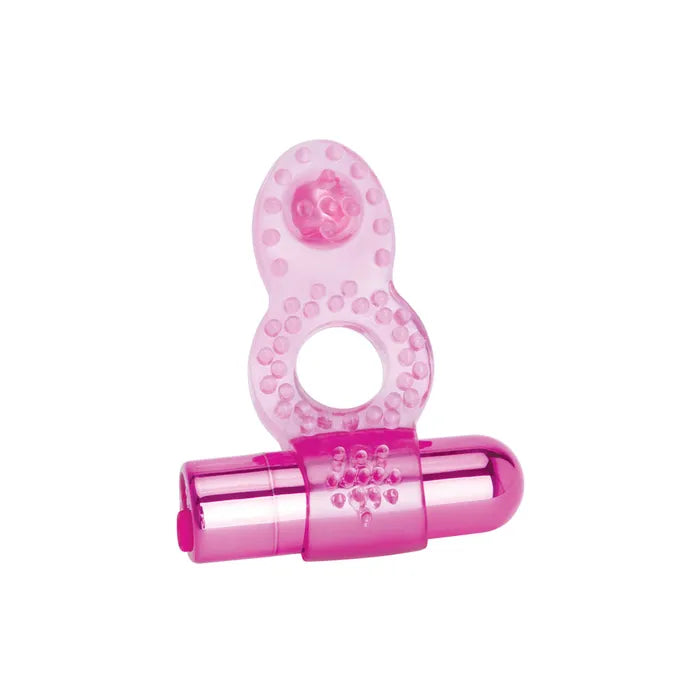 Bodywand Rechargeable Deluxe Orgasm Enhancer USB Rechargeable Vibrating Cock Ring Pink Bodywand