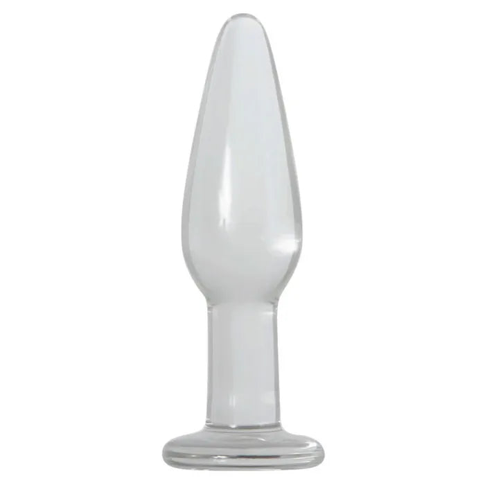 Adam & Eve Glass Anal Training Trio Glass Butt Plugs Set Of 3 Sizes Clear Adam & Eve