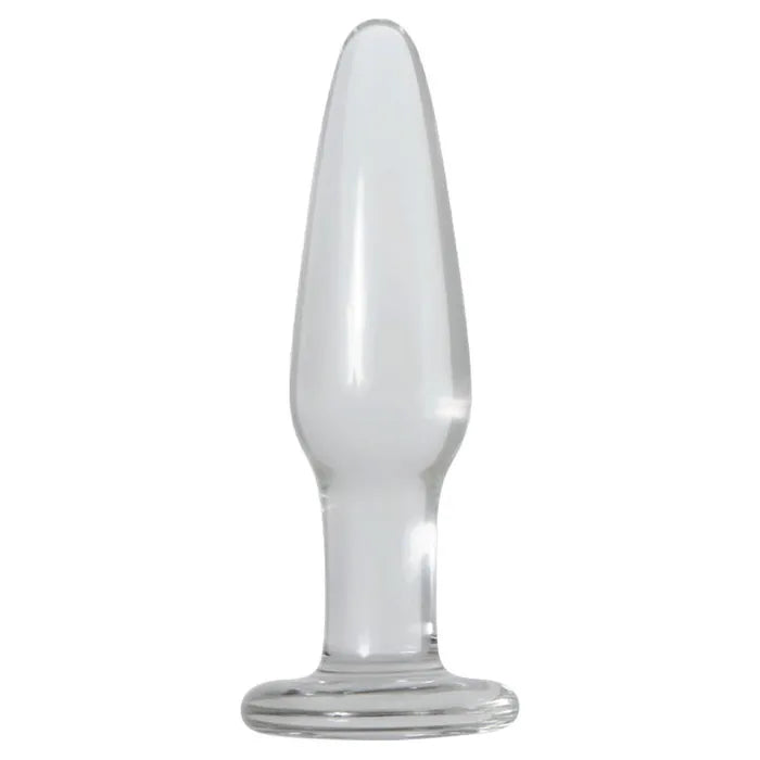 Adam & Eve Glass Anal Training Trio Glass Butt Plugs Set Of 3 Sizes Clear Adam & Eve