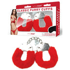 WhipSmart Classic Furry Cuffs Restraints With Bonus Eye Mask White WhipSmart
