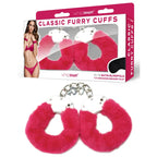 WhipSmart Classic Furry Cuffs Restraints With Bonus Eye Mask White WhipSmart
