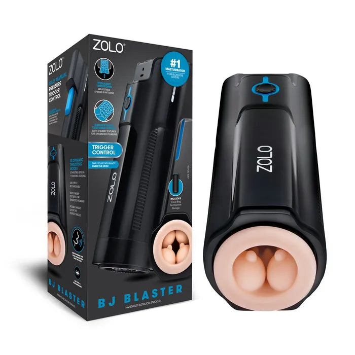 Zolo BJ Blaster USB Rechargeable Vibrating & Thrusting Masturbator Zolo
