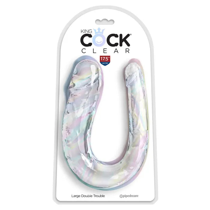 Pipedream King Cock Large Double Penetration Dong Clear Pipedream