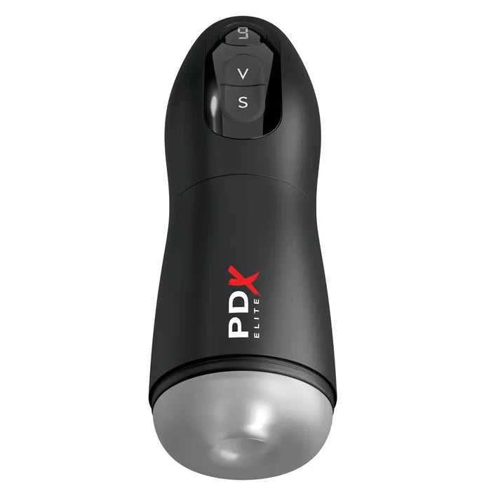 Pipedream PDX Elite Suck O Matic USB Rechargeable Sucking & Vibrating Masturbator Pipedream