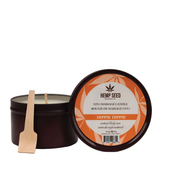 Earthly Body Hemp Seed 3 In 1 Massage Candle 170g
