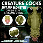 XR Brands Creature Cocks Swamp Monster Fantasy Dildo 23.9cm Green XR Brands