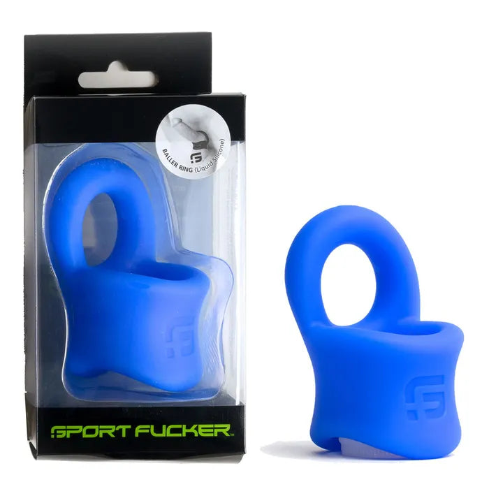 Sport Fucker Baller Ring Liquid Silicone Cock Ring With Ball Stretcher Sport Fucker