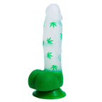 Maia LEIF Leaf Print Dong 17.8cm Clear / Green Maia Toys