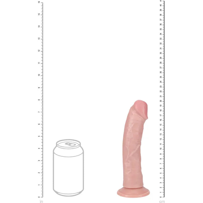 Shots Toys REALROCK Vibrating Cock USB Rechargeable Vibrating Dong 8 Inch Shots Toys
