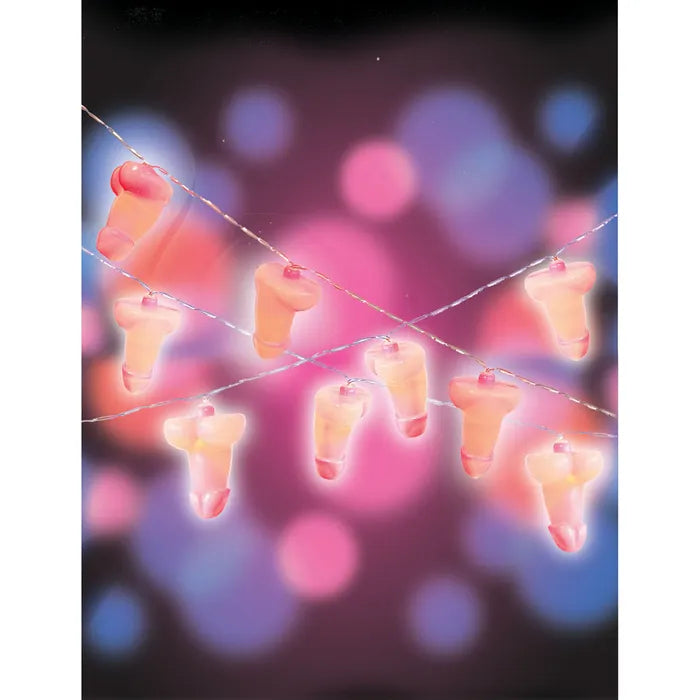 Little Genie Glitterati Penis Party String Lights Light Up Party Decoration 4.2 Metre Length