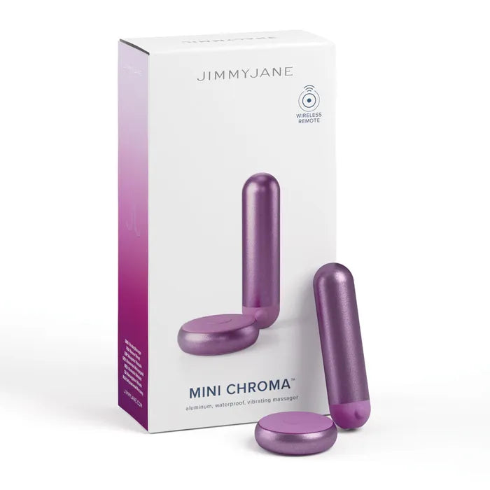 JimmyJane Mini Chroma USB Rechargeable Bullet Vibrator With Wireless Remote JimmyJane
