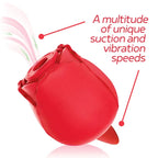 Wild Rose Sucking & Licking USB Rechargeable Air Pulse & Flicking Stimulator Icon Brands