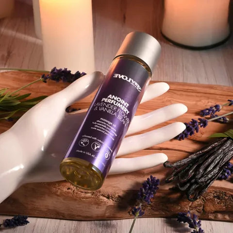 Evolved ANOINT PERFUMERY Lavender Flower & Vanilla Bean Massage Oil 120ml Bottle Evolved