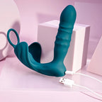 Playboy Pleasure BRING IT ON USB Rechargeable Thrusting Anal Plug With Cock Ring Playboy Pleasure