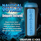 XR Brands Creature Cocks Pussidon Sea Monster Fantasy Stroker Blue XR Brands