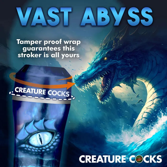 XR Brands Creature Cocks Pussidon Sea Monster Fantasy Stroker Blue XR Brands