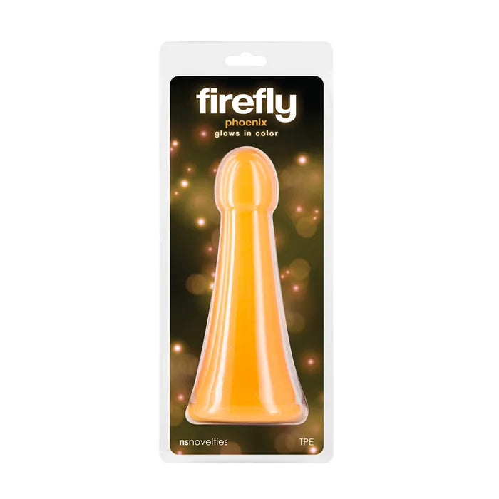NS Novelties Firefly Phoenix Glow In Dark Dildo 19.2cm Orange NS Novelties