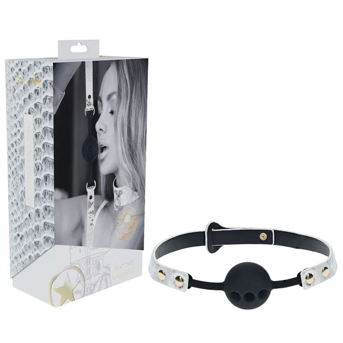 Shots Toys OUCH! Florence Collection Silicone Ball Gag Breathable Mouth Restraint