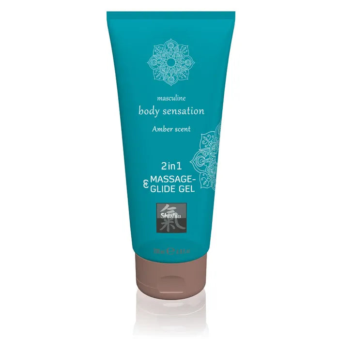 Hot Production SHIATSU 2 In 1 Massage & Glide Gel 200ml Hot Production