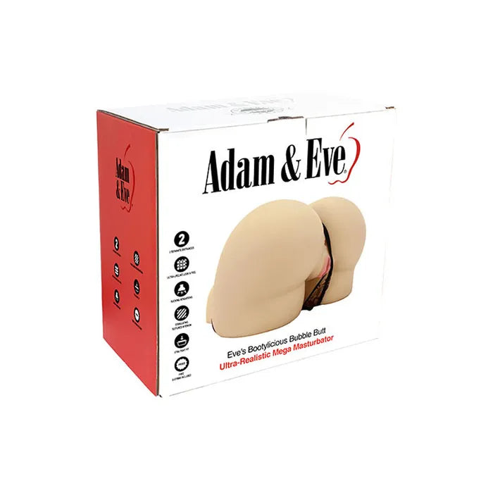 Adam & Eve EVE'S BOOTYLICIOUS BUBBLE BUTT Doggy Style Lifesize Masturbator Flesh Adam & Eve