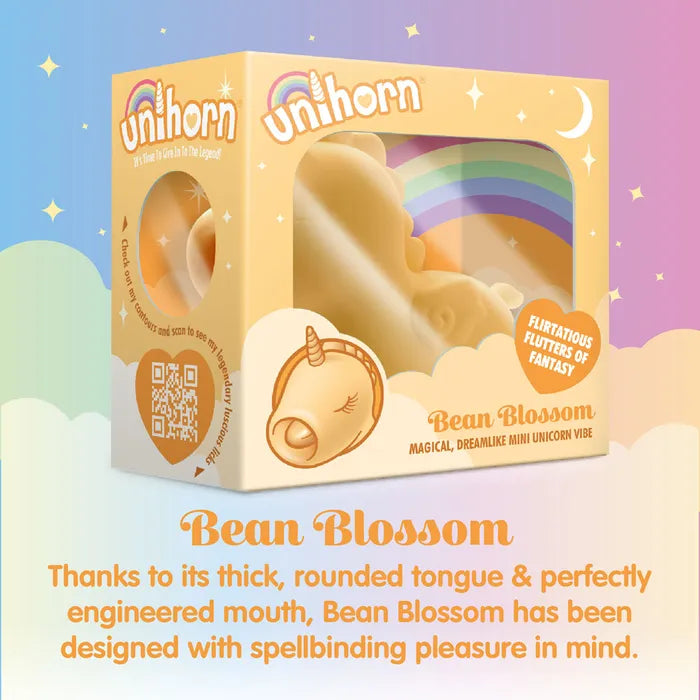 Creative Conceptions Unihorn Bean Blossom USB Rechargeable Flicking Stimulator Creative Conceptions