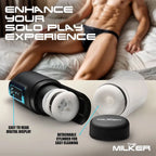 XR Brands LoveBotz The Milker Roto-Stroke USB Rechargeable Thrusting & Rotating Male Masturbator XR Brands