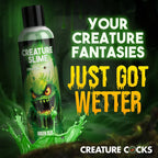 XR Brands Creature Slime by Creature Cocks Water Based Lubricant Green Slime Bottle XR Brands