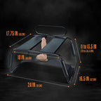 Temptasia Surrender Sex Chair Sex Stool With Vibrating Dildo Black Blush Novelties