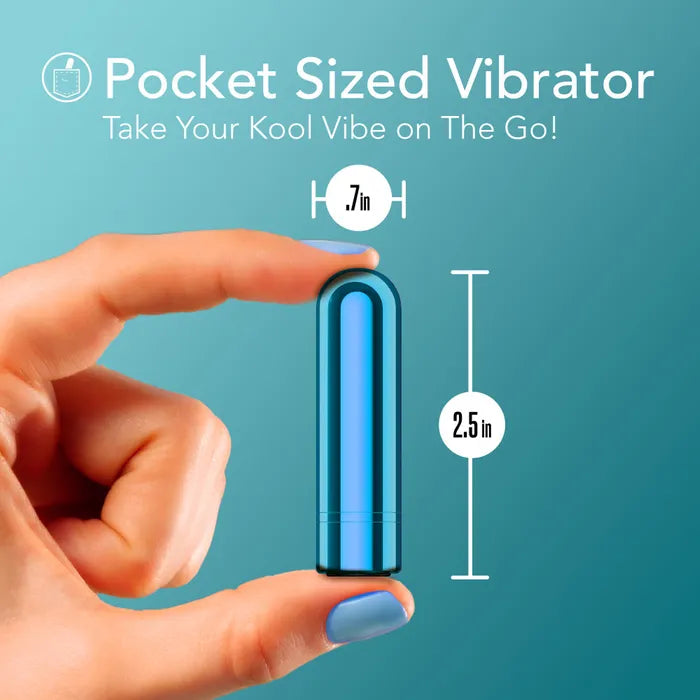 Blush Novelties Kool Vibes Rechargeable Mini USB Rechargeable Bullet Vibrator 6.4cm