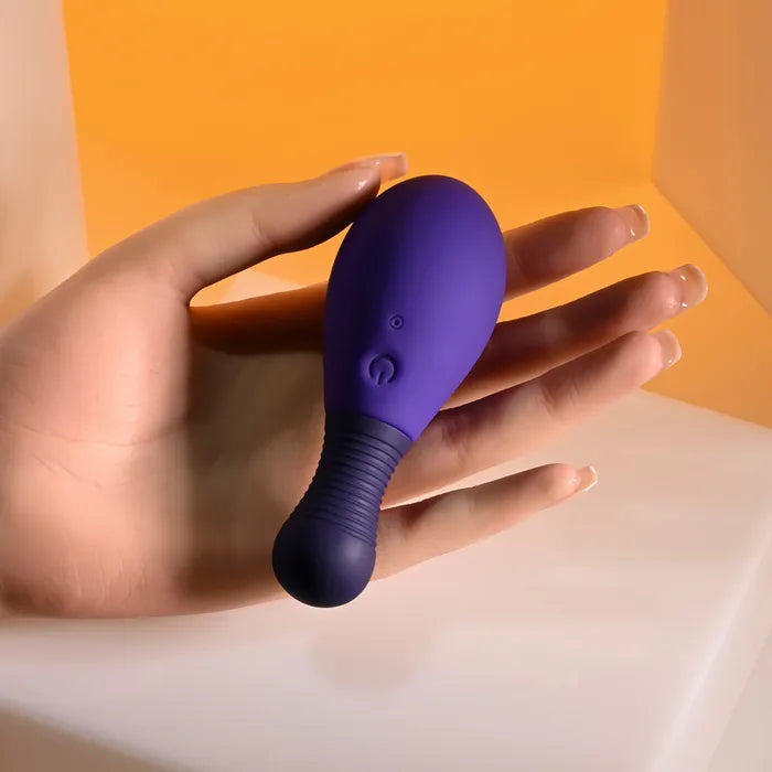 Selopa EGG ME ON USB Rechargeable Egg Vibrator With Wireless Remote Purple Selopa