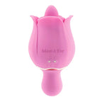 Adam & Eve EVES RAVISHING CLIT FLICKING ROSE USB Rechargeable Rose Flicking Stimulator Adam & Eve