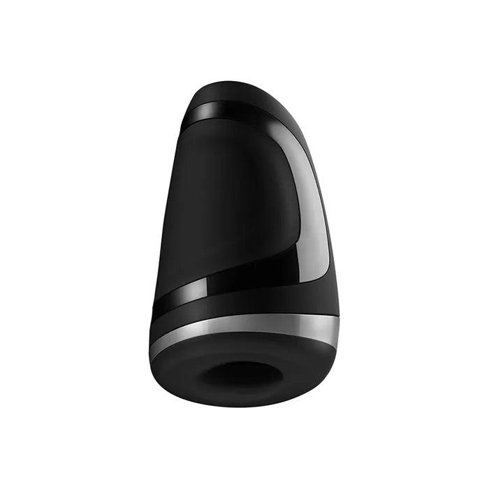 Satisfyer Men Heat Vibration USB Rechargeable Masturbator Black Satisfyer