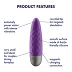 Satisfyer Ultra Power Bullet 5  USB Rechargeable Bullet Vibrator Satisfyer