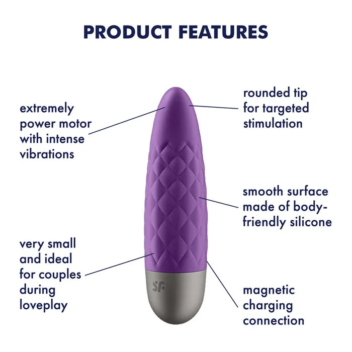 Satisfyer Ultra Power Bullet 5  USB Rechargeable Bullet Vibrator Satisfyer