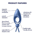 Satisfyer Sniper Vibrating Adjustable Lasso Cock Ring Satisfyer