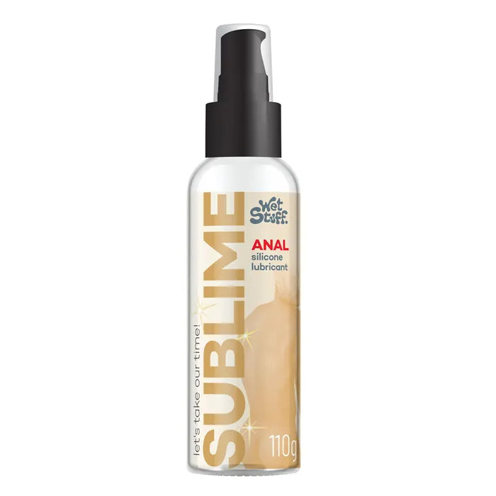 Wet Stuff Sublime Anal Silicone Lubricant 125g Pump Bottle Wet Stuff