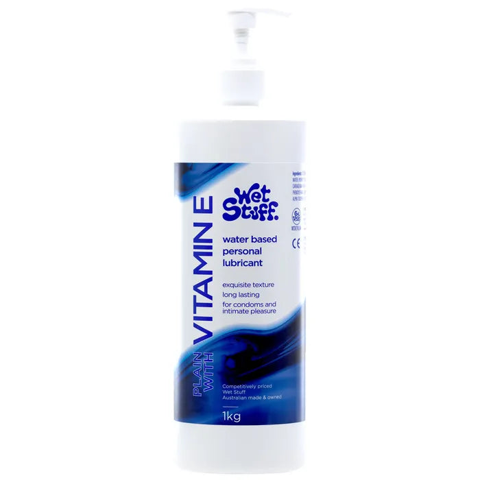 Wet Stuff Plain Water Based Lubricant With Vitamin E Wet Stuff