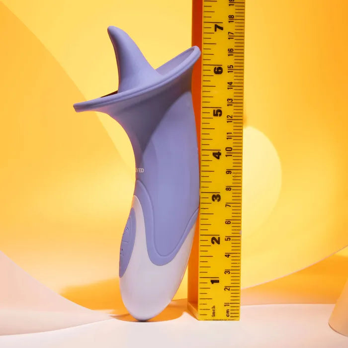 Evolved LIX & KISSES USB Rechargeable Flicking Tongue Stimulator 18.7cm Evolved