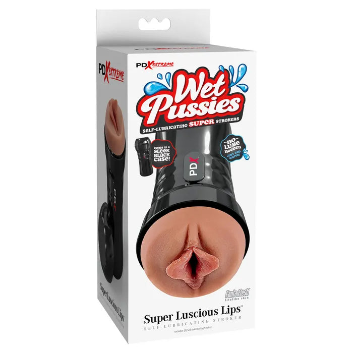 Pipedream PDX Extreme Wet Pussies Super Luscious Vagina Stroker Brown Pipedream