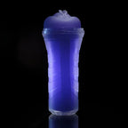 Zero Tolerance POP ON THE GLOW Glow In Dark Purple Vagina Stroker Purple Zero Tolerance