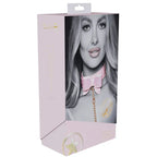 OUCH! Paris Collection Collar With Leash Restraint Pink Shots Toys