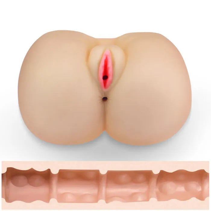Lovetoy Feel Me Bare Perfect Pussy & Ass Doggy Style Masturbator Flesh Lovetoy