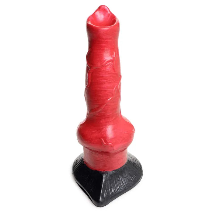 XR Brands Creature Cocks Hell Hound Canine Penis Silicone Dildo 19 cm Red XR Brands