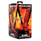XR Brands Creature Cocks Hell Hound Canine Penis Silicone Dildo 19 cm Red XR Brands
