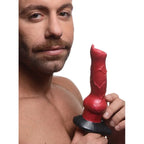 XR Brands Creature Cocks Hell Hound Canine Penis Silicone Dildo 19 cm Red XR Brands