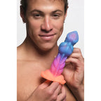 XR Brands Creature Cocks Aqua Cock Glow In Dark Fantasy Dildo 19.3cm Multi Coloured XR Brands