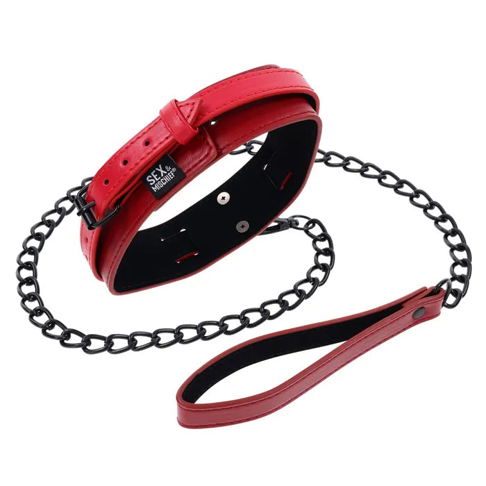 Sportsheets S&M Exs & Ohs Collar & Leash Neck Restraint Sportsheets